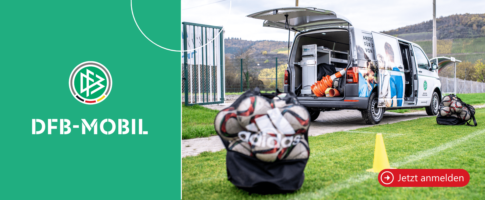 Men&uuml;promo DFB-Mobil