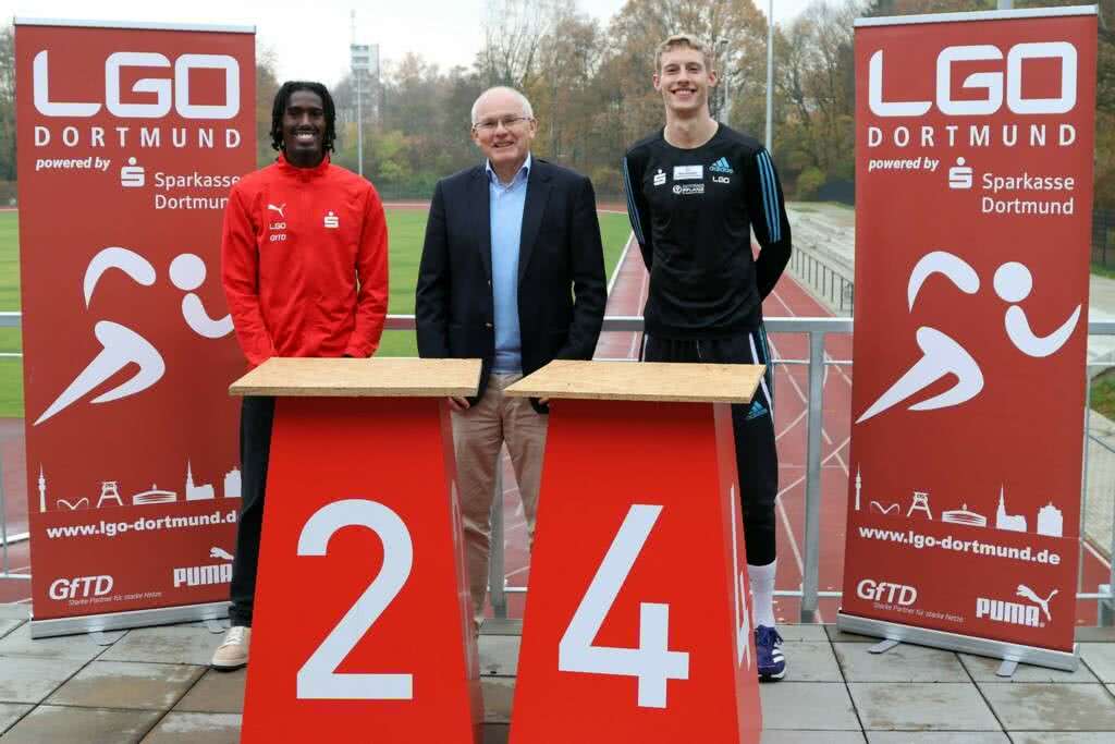 Mohamed Mohumed und Manuel Sanders verlängern ihren Vertrag bei der LG Olympia Dortmund bis 2024