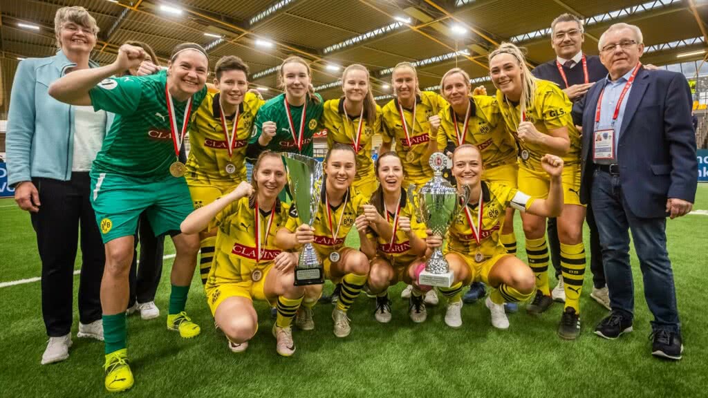 Titelverteidiger Borussia Dortmund ist Frauen Hallenmeister 2024
