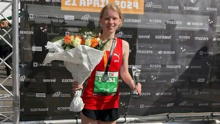 Sylvie Marie Meyer Piton läuft Bestzeit über 5000 Meter