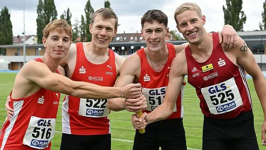 LG Olympia gewinnt 4x400m-Titel