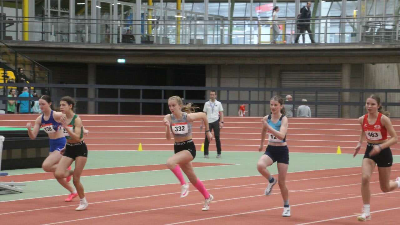 60-Meter-Sprint weibliche Jugend