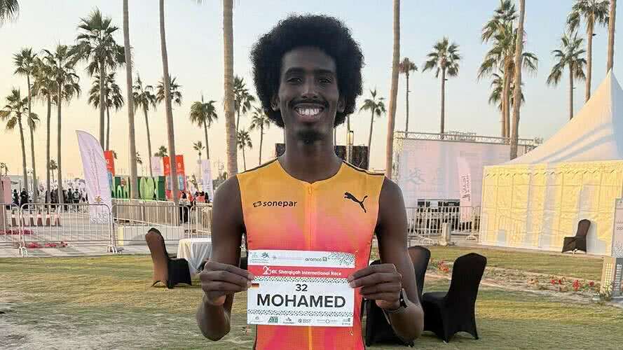 Mohamed Abdilaahi läuft schnelle 5km-Zeit