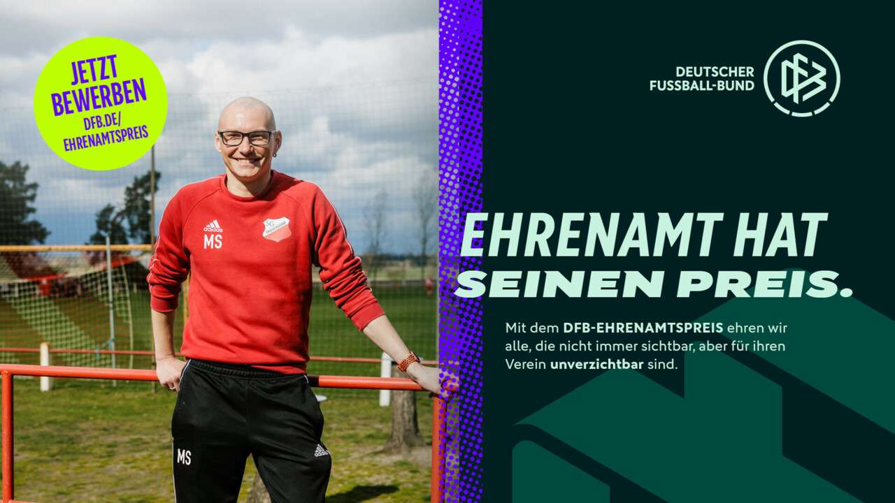 Jetzt für DFB-Ehrenamtspreis bewerben!
