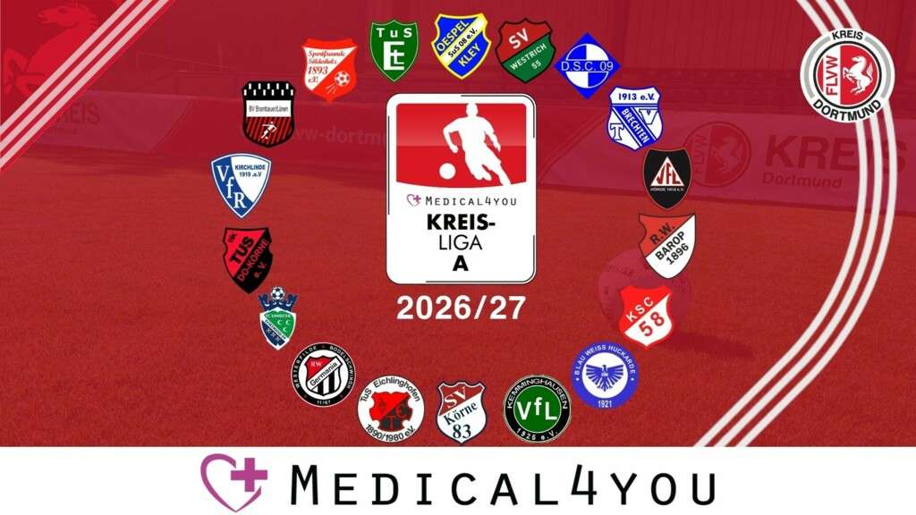 18 Vereine, fr&uuml;her Start! Klubs der Medical4You-Kreisliga warten jetzt nur noch auf den Spielplan